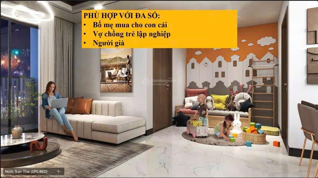 Chỉ 650 triệu sở hữu căn hộ tầng cao view sông, pháo hoa, nh hỗ trợ 70%, 0% ls 30 tháng, ck 20%