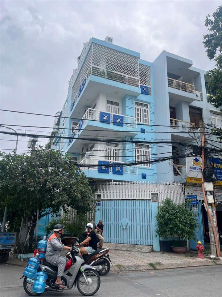 nhà gốc 2 mặt tiền đường dương quang đông p5 q8 DT 6.5m x 20m 5 tầng 
