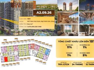 Bán căn hộ sun cora tower 1pn + giá cđt 3.6 tỷ