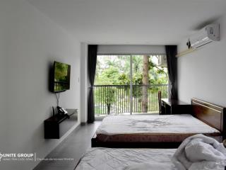 Cho thuê căn hộ 1pn ban công siêu rộng cực thoáng vừa xây 10 phút tới sân bay