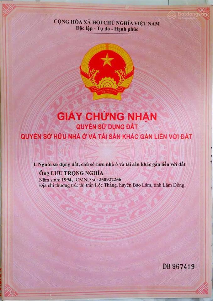 Bán đất tại đường số 17, lộc quảng, bảo lâm, 2,5 tỷ, 301,1m² (full thổ cư)