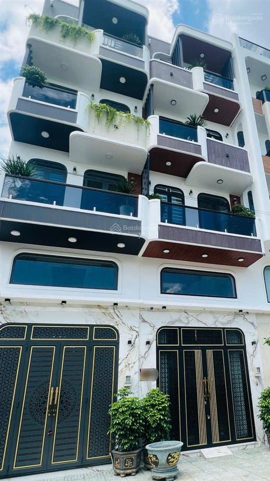 Nhà đẹp 5 tầng  gần hương lộ 2 (b. tân) nhỉnh 6 tỷ  dt 4 x 15m  đường nhựa 10m thông