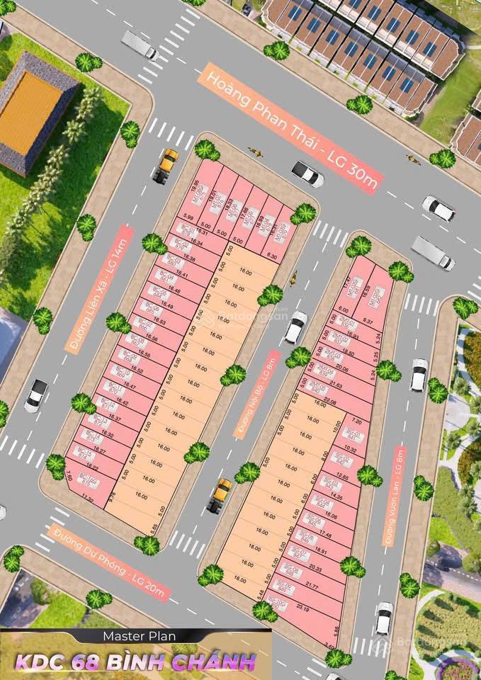 Chỉ thanh toán 1tỷ200 triệu sở hữu ngay 1 lô đất bình chánh đã có sổ hồng riêng công chứng ngay