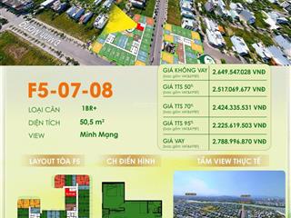 Căn 1pn+ giá tốt , dễ dàng đầu tư