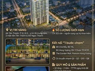 Quận 5 tìm đâu ra căn hộ mới? legacy tân thành  đẳng cấp sống giữa lòng chợ lớn tt 10% nhận nhà