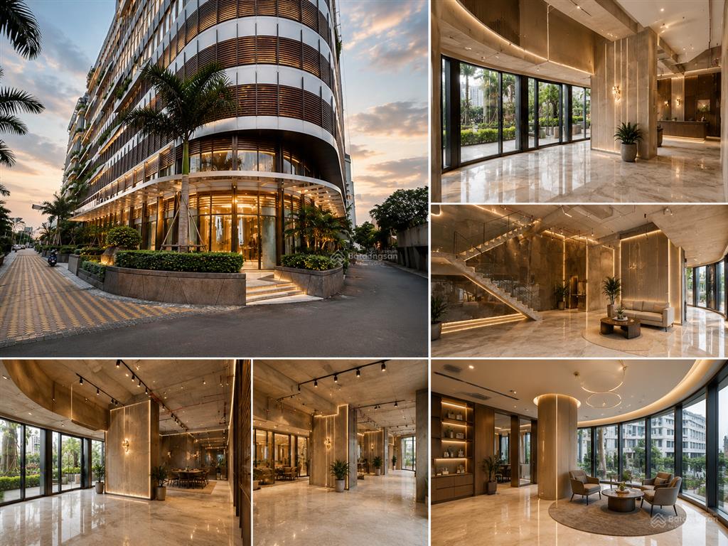 Cho thuê shophouse góc 3 mặt tiền vị trí siêu đẹp lumiere thảo điền, quận 2
