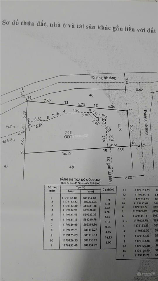 Chủ gửi bán đất thổ cư lô góc 2 mặt tiền gần chợ bình chánh 169,3m (102m ođt), giá cực tốt 3,3 tỷ