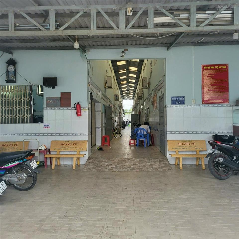 Bán gấp dãy trọ 24 phòng tại p. long an, tây ninh giá chỉ 10,5 tỷ, tdt 681 m2. ngân hàng hỗ trợ 70%
