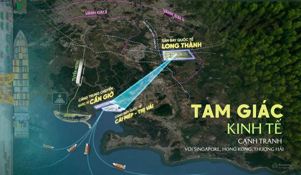 Bán biệt thự biển, song lập căn góc, sở hữu lâu dài, green paradise, cần giờ. giá tốt 51tỷ/căn.