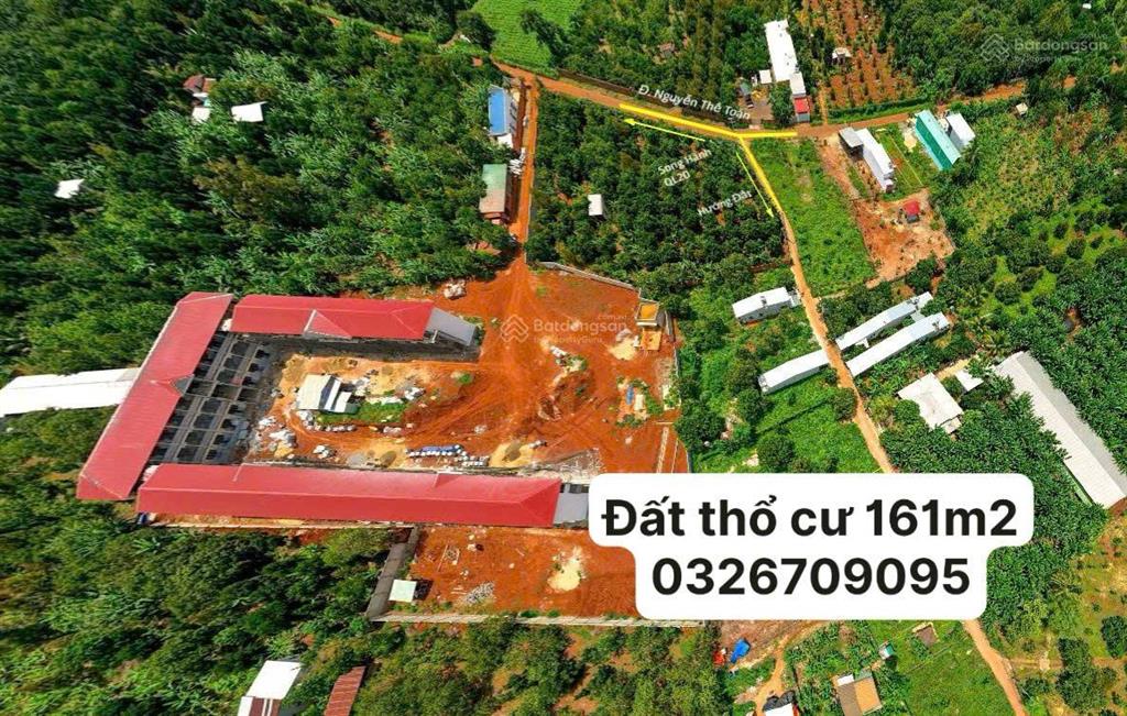 161m² thổ cư mt đường nhựa kề trường học tiêu chuẩn quốc gia