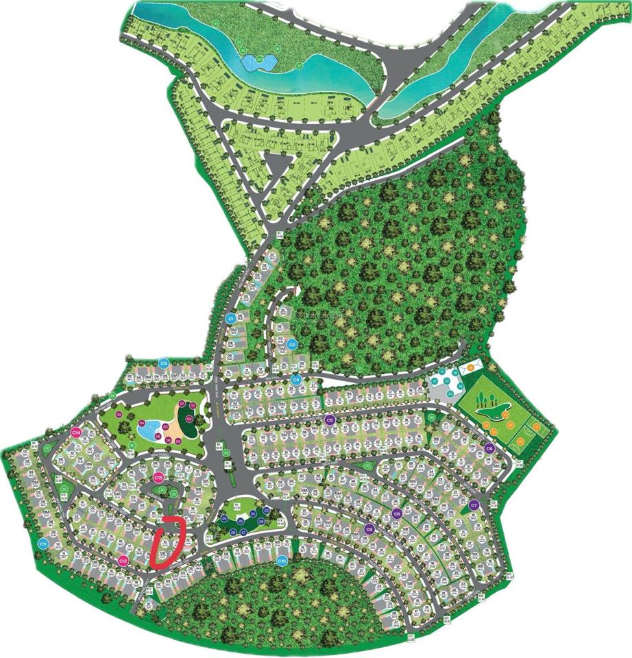 Bán biệt thự xanh villas, 60 triệu / m2, 279 m2 ở thạch thất, hà nội.  0941 341 ***