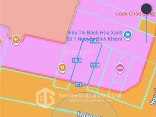 Vị trí + dt đẹp 7.1x18m, mt hoàng hoa thám