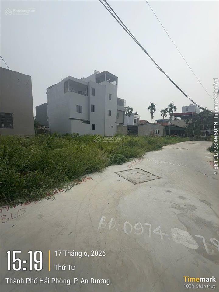 Bán lô đất ngay chung cư quỳnh hoàng an dương hải phòng