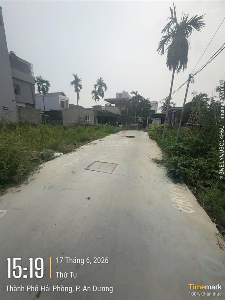 Bán lô đất ngay chung cư quỳnh hoàng an dương hải phòng
