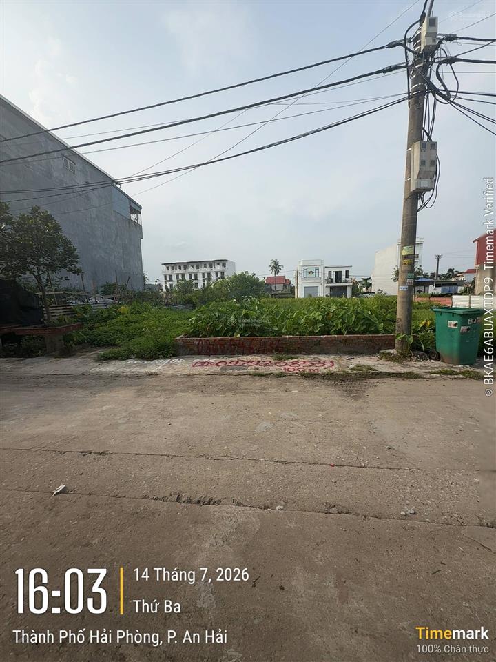 Đất 100m2 chung cư văn cú an dương hải phòng