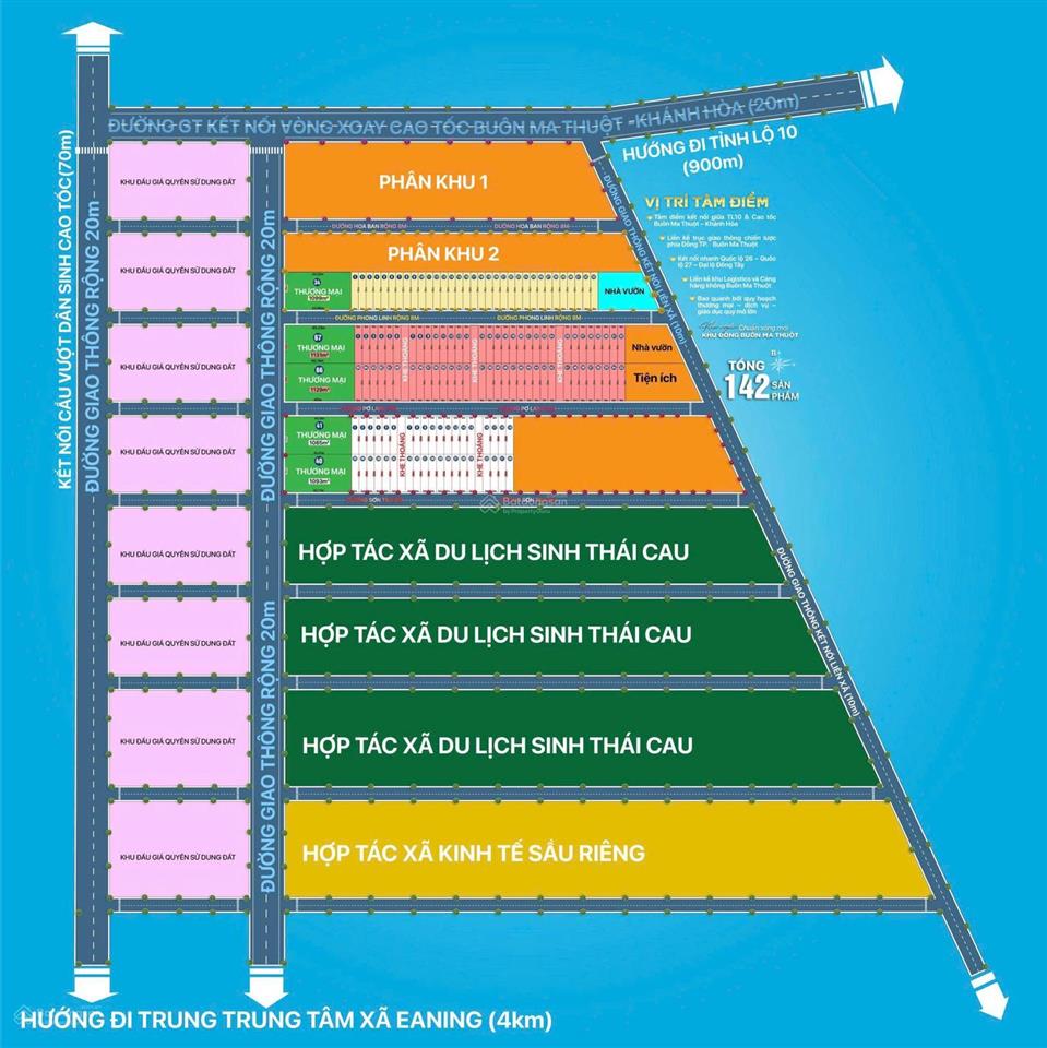 Bán đất nền tại quốc lộ 27, 650 triệu, 100 m2, view đẹp, giá siêu hời