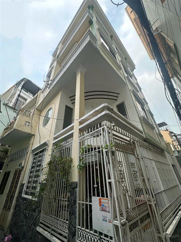 Nhà 4 tầng giá dưới 6,4 tỷ cực hiếm! dt7,5 x 5,5m 32m²( thực tế 53m²), lê văn sỹ, quận 3 căn góc!