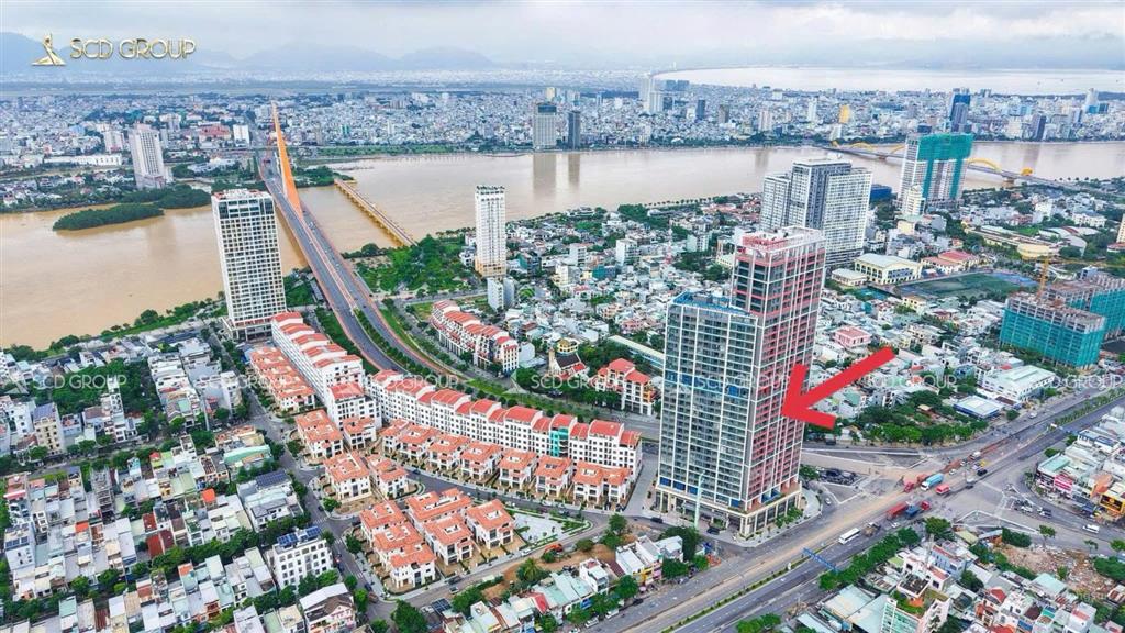 Bán gấp căn 1pn+ 50m2  view sông hàn & pháo hoa  tầng 12a  vào ở ngay / dt cho thuê 20 triệu