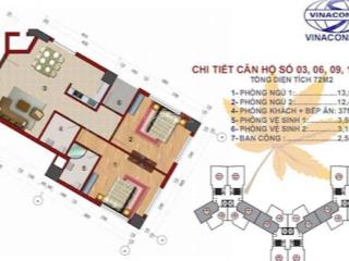 Chính chủ cần bán căn hộ 73m 2n2vs ở vinaconex3 trung văn