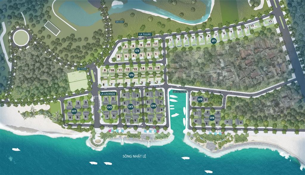 Cần tiền bán gấp lô đất nền biệt thự nhật lệ riversize