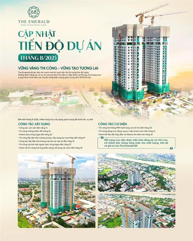 Hàng hiếm tại the emerald 68, 6 tỷ, 87,5m2, 3pn, 2wc