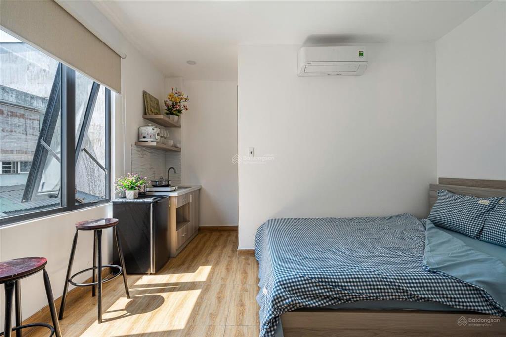 Căn hộ bình thạnh gần cầu ba son q1,q3  full nội thất cửa sổ thoáng sáng ngô tất tố  bình thạnh