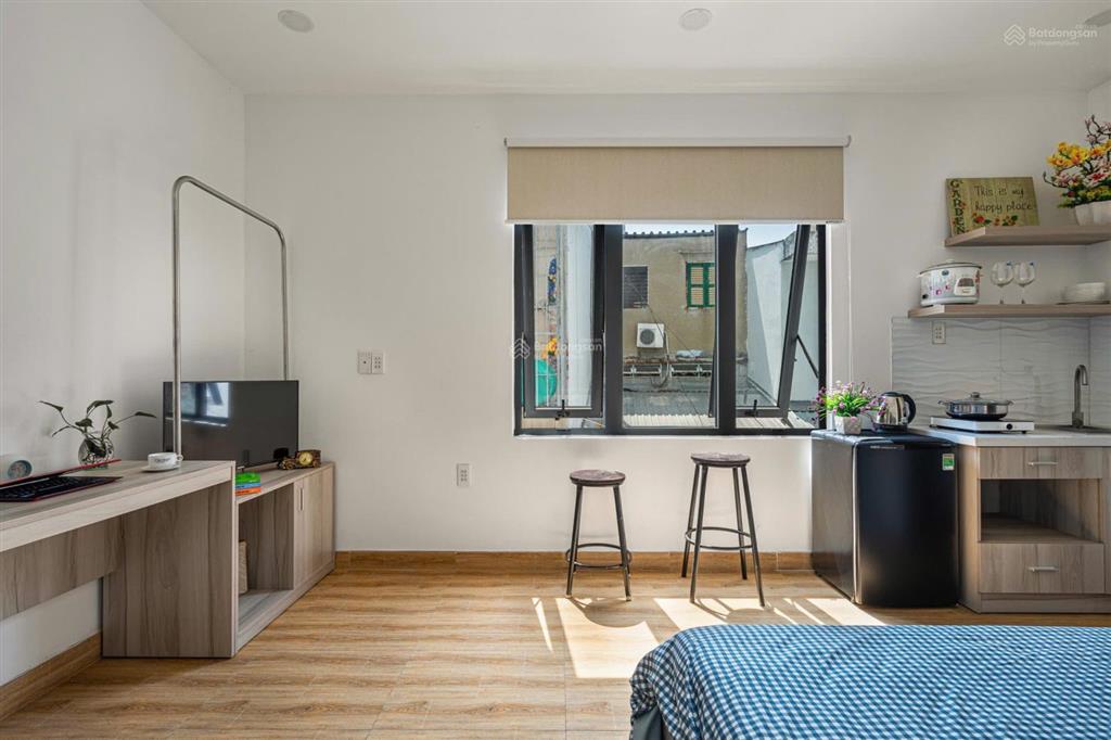 Căn hộ bình thạnh gần cầu ba son q1,q3  full nội thất cửa sổ thoáng sáng ngô tất tố  bình thạnh