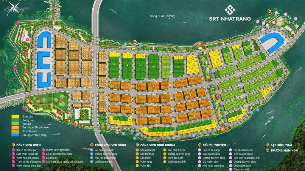 Mua bán biệt thự nha trang khánh hòa, căn song lập cạnh sông quán trường giá tts dưới 20 tỷ