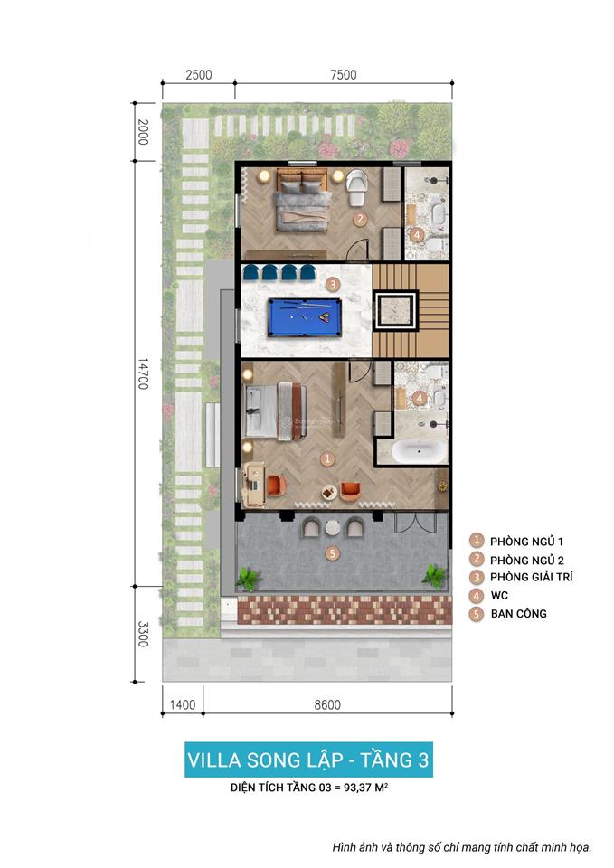 Mua bán biệt thự nha trang khánh hòa, căn song lập cạnh sông quán trường giá tts dưới 20 tỷ