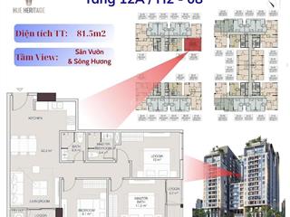 Chỉ 4,4 tỷ đồng sở hữu căn 3pn, tầng cao, 81m² rẻ nhất giỏ hàng huế heritage