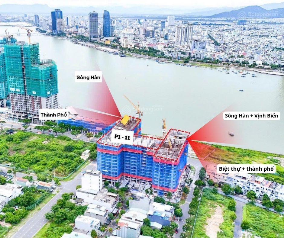 Căn góc  trực diện mặt sông hàn  2pn , chiết khấu lên đến 18%  view pháo hoa  giá gốc từ cđt