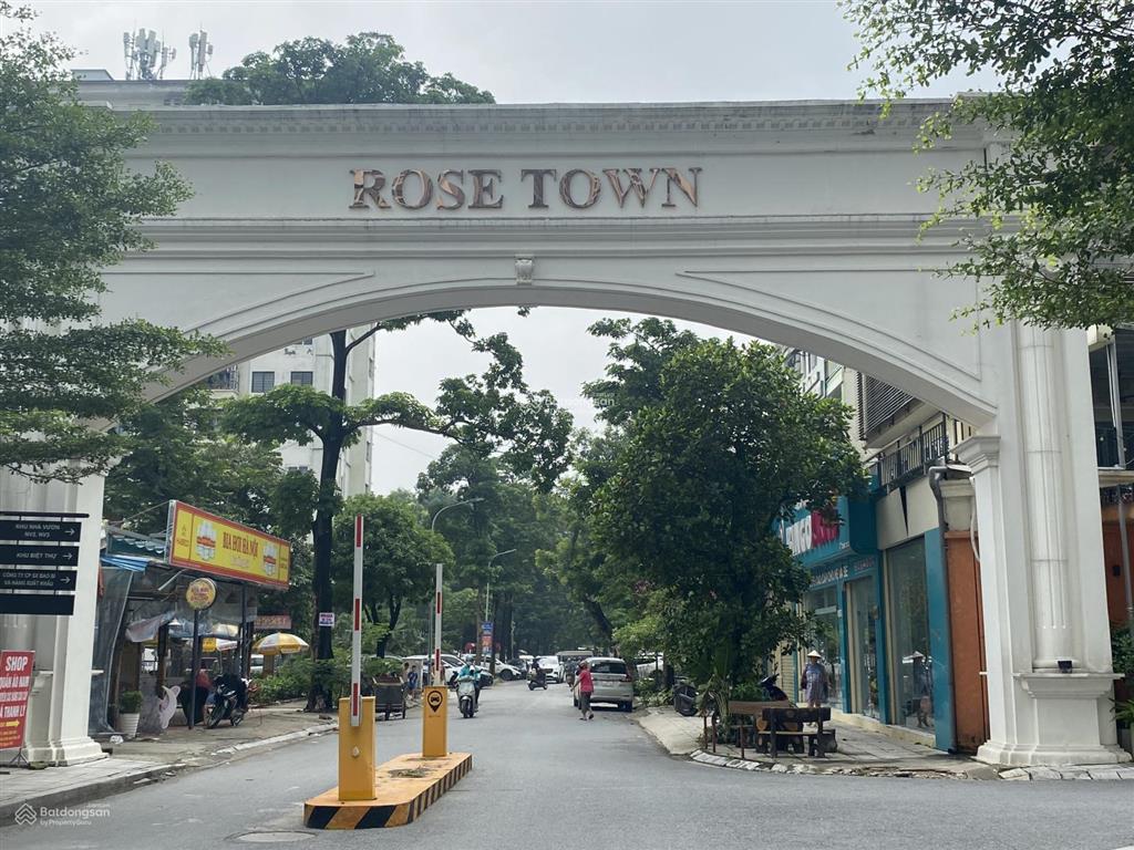 Cho thuê bt 120m2 giá siêu hời tại rose town 79 ngọc hồi, 70 triệu vnd