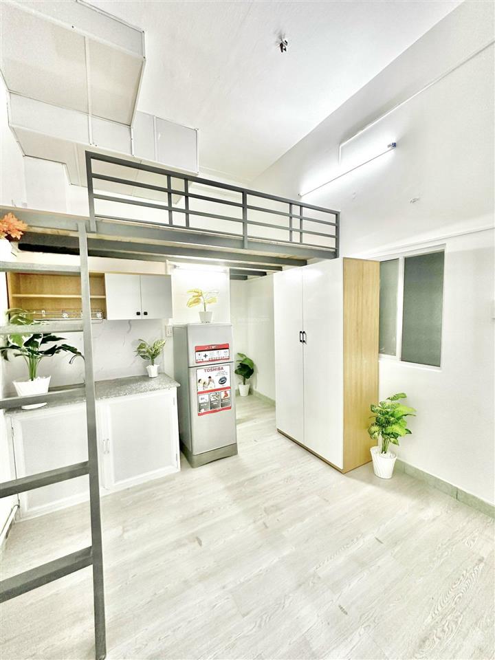 Cho thuê căn hộ duplex full nội thất, gần đại học văn hiến, ngay chung cư bàu cát