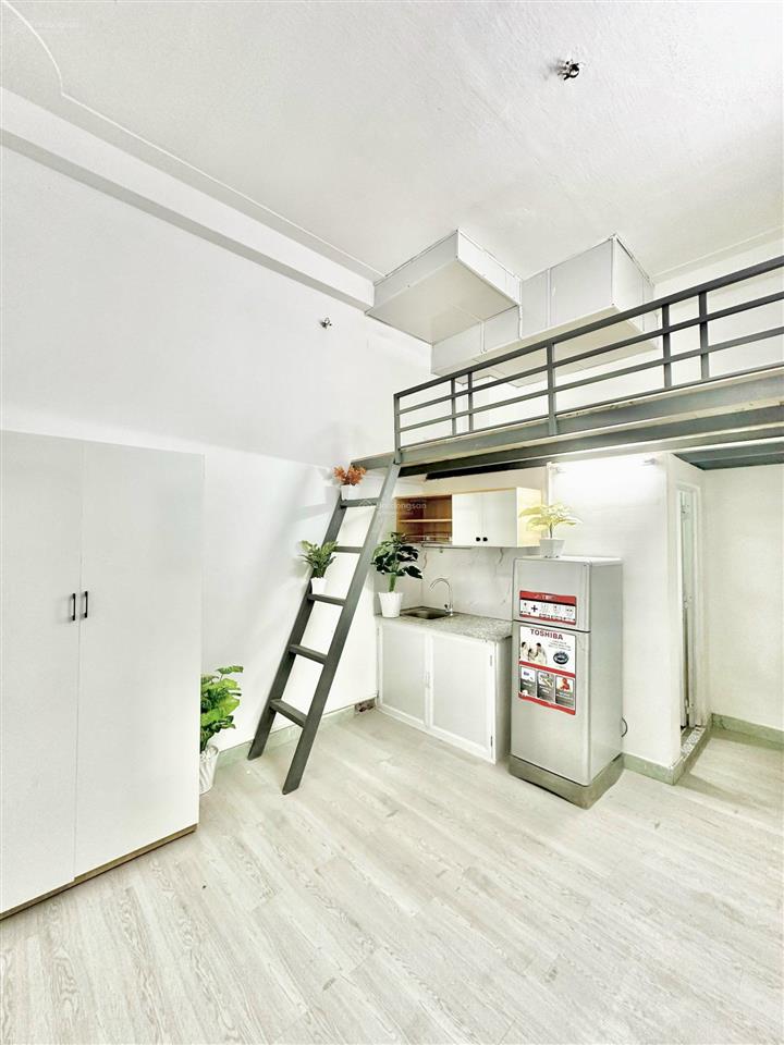 Cho thuê căn hộ duplex full nội thất, gần đại học văn hiến, ngay chung cư bàu cát