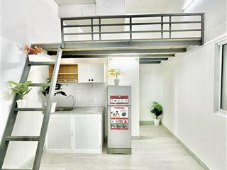 Cho thuê căn hộ duplex full nội thất, gần đại học văn hiến, ngay chung cư bàu cát