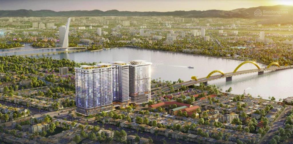 Căn giá tốt của cđt dự án the legend đà nẵng, view sông và cầu rồng, ngắm cầu rồng phun lửa