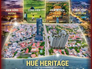 Căn hộ cao cấp hue heritage, dòng tiền cho thuê  3pn, 2pn ngay ngã 6 trung tâm, đối diện vincom