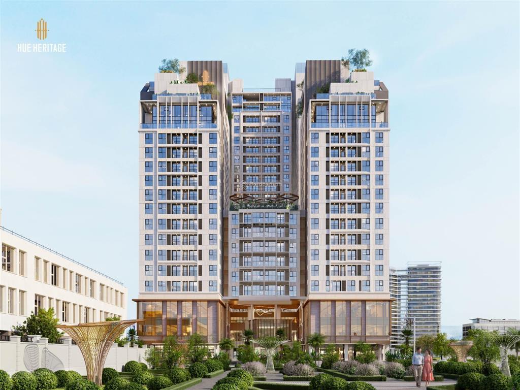 Căn hộ cao cấp hue heritage, dòng tiền cho thuê  3pn, 2pn ngay ngã 6 trung tâm, đối diện vincom
