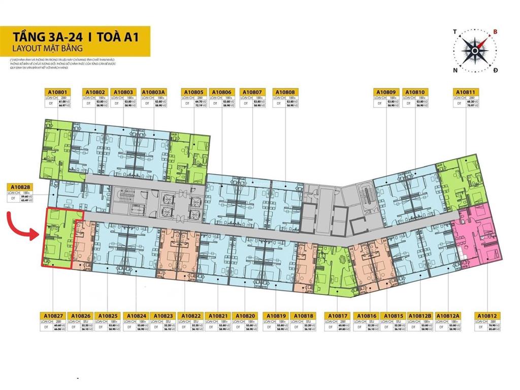 A10727  chính chủ bán lại căn góc 2pn sun cora logia hướng đông nam, giá chênh thương lượng chủ