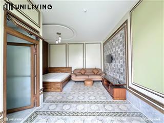 Căn hộ dịch vụ cao cấp full nội thất ban công ngay ngã tư bình thái, metro phước long
