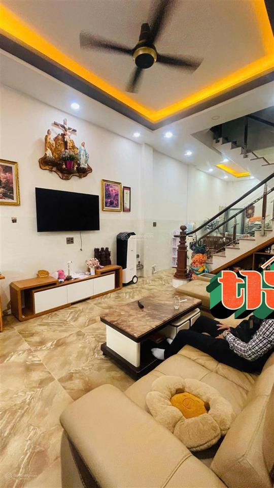 Bán nhà mặt tiền đường 12m trường thạnh, quận 9  60m², 3 tầng, 4pn  giá 5,1 tỷ