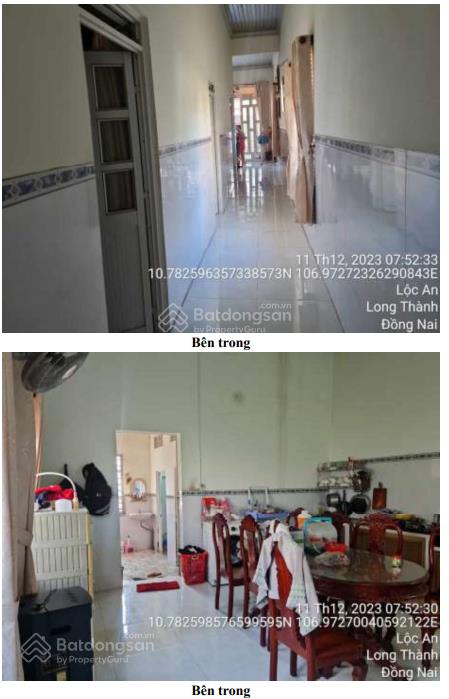 Bán đất + nhà lộc an, long thành  222m²  liền kề kcn lộc an  bình sơn