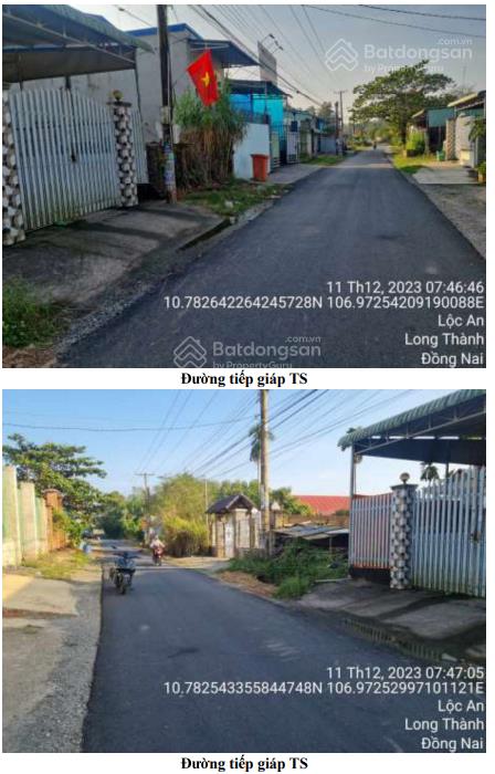 Bán đất + nhà lộc an, long thành  222m²  liền kề kcn lộc an  bình sơn