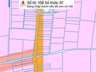 Bán đất + nhà lộc an, long thành  222m²  liền kề kcn lộc an  bình sơn