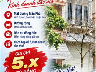 Cắt lỗ sâu, căn 61m2 mặt sàn, 3 tầng tại trần phú, thành phố phúc yên