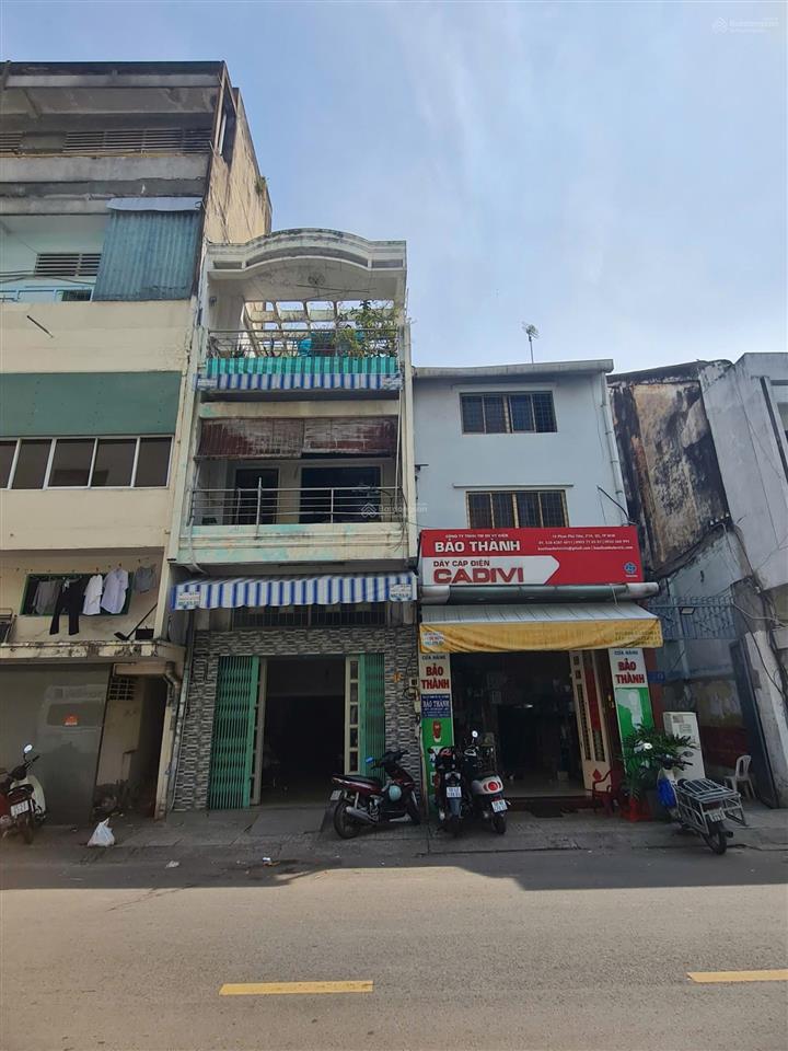Nhà mặt tiền quận 5, phan phú tiên, p. chợ lớn 84m2 vuông vức, 230tr/m2