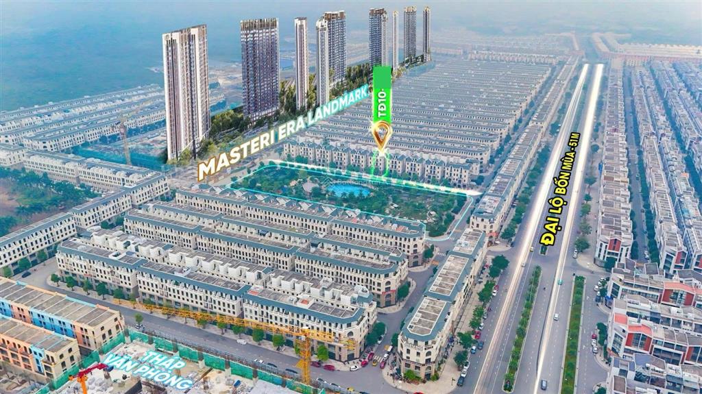 Song lập vip đông nam đối diện bể bơi | phân khu thời đại