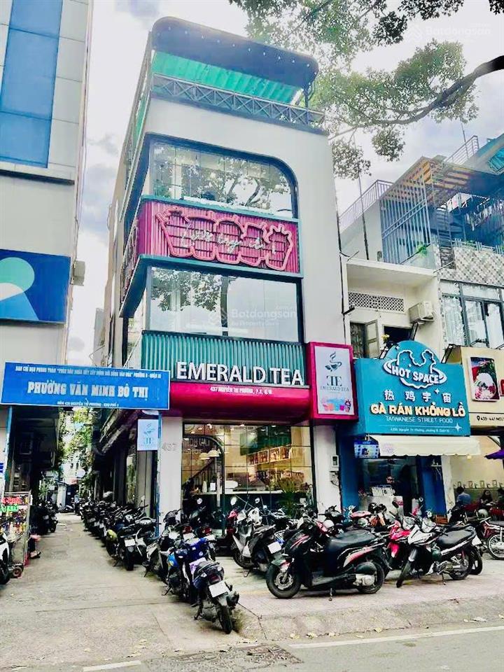 Cho thuê góc 2mt  437 nguyễn tri phương, quận 10  5x18m (trệt 3 lầu)