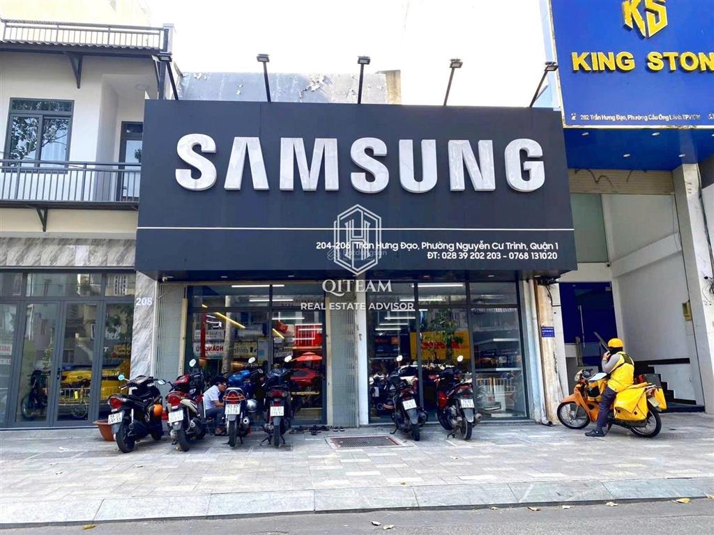 Cho thuê mt trần hưng đạo, quận 1 (đoạn gần ks pullman)  ngang 8m