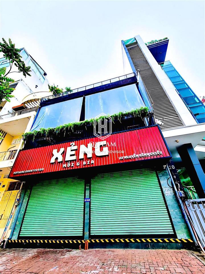 Cho thuê nhà  mt nguyễn đình chiểu, quận 1  400m2 sử dụng trống suốt